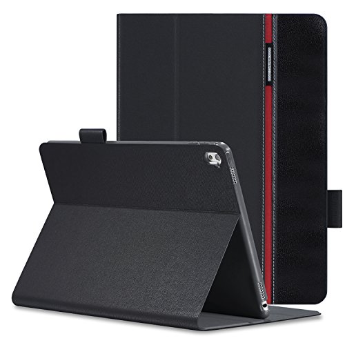 AUAUA iPad Pro 9.7 Hülle, iPad Pro 9.7 PU Leder Tasche Schutzhülle Schal + Clear Schutzfolie(Gift) für Apple iPad Pro 9.7 Zoll Apple Tablet