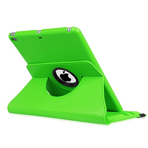 Fintie iPad 9.7 Zoll 2017 / iPad Air Hülle – 360 Grad Rotierend Stand Smart Cover Case Schutzhülle Tasche mit Auto Schlaf / Wach Funktion für Apple iPad 2017 Neue Modell / iPad Air 2013 Modell (Nicht geeignet für iPad Air 2), Grün - 8