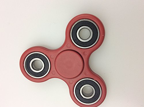 E-mart professor Fidget Spinner, Hand Spinner Useful for ADHD,ADD,Autism,Boredom Spins for up to 3 Minutes Color Red