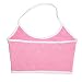 VANKER Summer Strappy Casual Sports Bustier Bra Vest Crop Tank Top Sleeveless Blouse Pink M