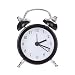 Produktbild Rifuli-Küche, Haushalt & Wohnen Uhr Twin Bell Silent Alloy Edelstahl Metall Wecker Hausgarten Küchenzubehör Uhren Wecker elektronische Uhren