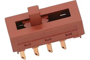 EasyRicambi – Dunstabzugshaubenschalter für Haubenmotorgeschwindigkeit, 8 Kontakte 4 Positionen 0-I-2-3, für Dunstabzugshaubenmodelle: Faber AEG Candy Elica TILLY Vega Eliobloc