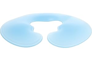 FOMIYES Silicone a Faccia in Giù Cuscino Viso Spa Massaggio Pad per Il Massaggio Viso Salone di Massaggio A Casa Cuscino Tavolo Blu