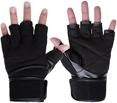 Men Sport Fitness Half Finger Gloves for Cycling Gym Weightlifting Exercise
