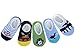 Imixlot Cute Cartoon Infant Toddler Baby Boys Cotton Animal Anti-Slip Booties Socks 0-16 months (pack of 5pairs)