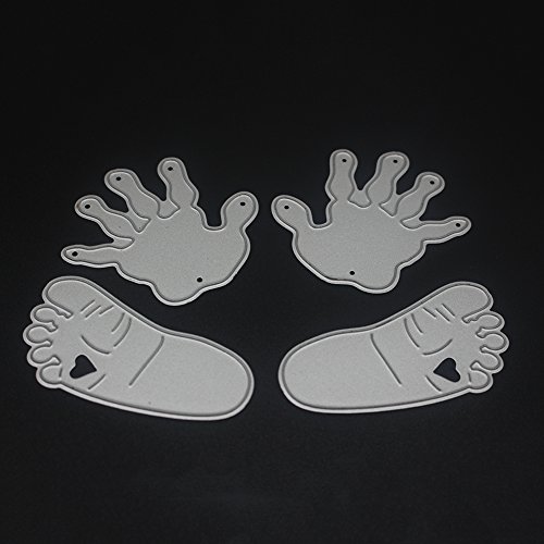 Amazingdeal365 Abdrücke Set Metall Form Schablonen Schneiden DIY Dekor Sammelalbum Karten Buchzeichen Lesezeichen als Geschenk für Freunde Geburtstag Kinder,Kindergarten Hobby Schule Handarbeit Unterricht usw. Ein tolles Geschenk! - 5