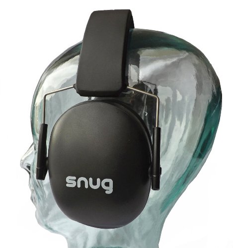 Snug Safe n Sound Kinder Gehörschutz Kapselgehörschutz. Verstellbare Stirnband Ohrenschützer für Kinder und Erwachsene – 5 JAHRE GARANTIE – (Schwarz) - 4