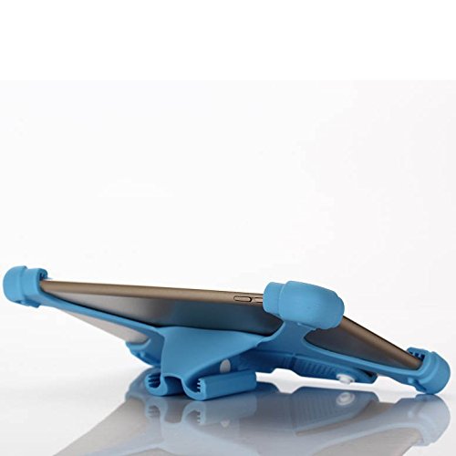 NEWSTYLE 7,9-8,5 Zoll Universal Tablet Ständer Halterung Hülle Ultra Slim Flexible Silikon Schutzhülle – Blau - 5