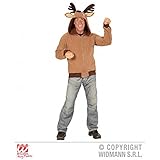 Niedliche Jacke / Sweatjacke / Kapuzenjacke / Tierkostüm als Rentier / Rentierkostüm mit Kapuze Gr. S / M - 