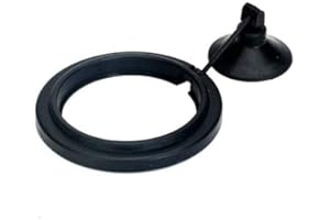 BOWTONG Futterring für Aquarium, schwimmend, quadratisch, mit Saugnapf