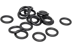 EZQNIRK Joint Torique En Caoutchouc Nitrile 50pcs NBR CS 2.5mm,12x7x2.5mm