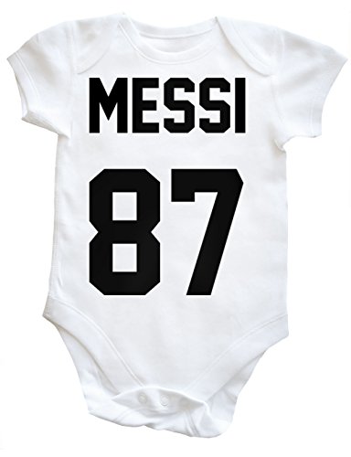 HippoWarehouse MESSI 87 baby vest boys girls
