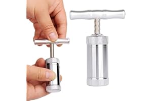 ASMEA Pollenpresse, Typ T, mit einem Griff, für Kräuter, Gewürze, Knoblauch, Pfeffer, Salz, Pollen Presswerkzeug