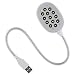 Rts™ Premium Quality 13Led USB Powered Flexible Neck 13-LED White Light Lamp for PC / Computer / Notebook / Laptop / Netbook / Ultrabook / Tablet-PC / Macbook / Powerbank And other USB connection 2 Year Warranty with Rts (Radhey Techno Services) RS.169.00
