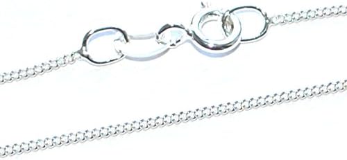 MarkylisGenuine 925 Sterling Silver Curb Chain Necklace - 1mm - CD030 - Various Lengths