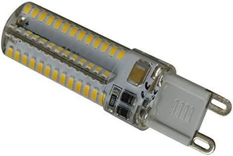 5X G9 7W LED Lamp 104 SMD 3014 LED Lamp Lighting AC220-240V LED Spotlight 650-680LM Crystal Bulb Warm White