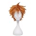 Orange Unisex Haikyuu Karasuno High School Volleyball Club Hinata Shouyou Wigs