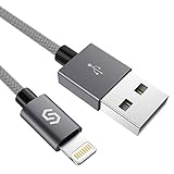 Cavo Lightning su USB Syncwire Cavo iPhone 1m/3.3ft [Certificato Apple MFi] Cavo per iPhone X / 8 / 8 Plus / 7/ 7 Plus / 6 / 6 Plus / 6S / 6S Plus / 5S / 5C / 5 / SE, iPad Air, iPad mini- Grigio