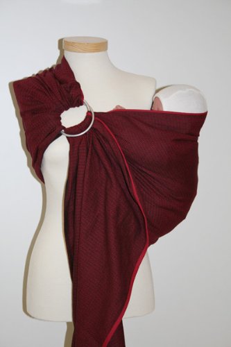 Storchenwiege Ring Sling - Leo Bordeaux