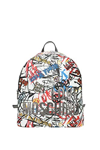 Preisvergleich Produktbild Love Moschino, Kinderrucksack Weiß Bianco 39x29x14