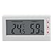 Produktbild Asixx Thermometer, Digitale Thermometer mit Feuchtigkeitsmesser Groß LCD-Bildschirm für Wohnhaus Restaurants Bars Cafes, Schwarz/Weiß(Weiß)