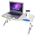Produktbild Lifewit Laptoptisch Bett Tablett Laptop Betttisch, Tragbarer Laptopständer Lapdesk,Klappbarer Sofa Frühstücks Tisch,Verstellbarer Notebooktisch Bücherständer,60*33*25cm