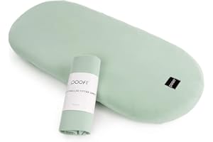 ‎POOFI Poofi Spannbettlaken für Kinderwagen Stubenwagen | Kinderbettlaken | 100% Bio-Baumwolle | Natürliche Weich und Atmungsaktiv Bettlaken | Größe 35x75 cm | Farbe sage Green