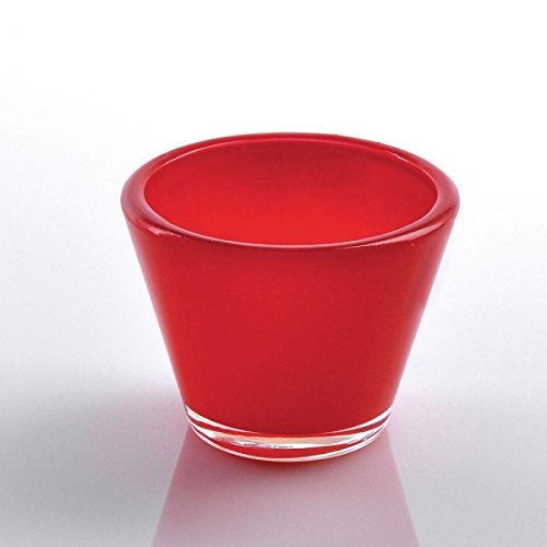 Preisvergleich Produktbild Bohemia Leuchter Rot D9cm mit Einleger