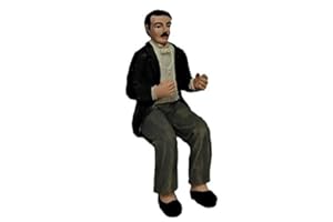 MELODY JANE DOLLS HOUSES Melody Jane Casa delle Bambole Gentleman in Sera Completo Seduto Persone Resina Figura