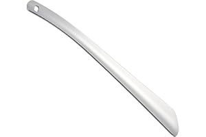 ACEBON Stabilna łyżka do butów ze stali nierdzewnej, 30 cm, ze stali nierdzewnej, z otworami do zawieszenia, łatwa do przenoszenia dla mężczyzn, kobiet, dzieci, seniorów