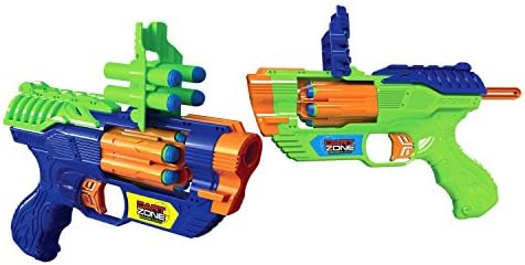 Dart Zone BlitzFire Quick - Shot Blasters - 2 Pack
