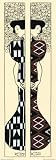  Lámina \'Silueta I & II, c.1912\', de Gustav Klimt, Tamaño: 33 x 95 cm