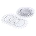 SODIAL (R)10 X Clear Acrylic Nail Art Tips Make Up Practice Wheel Display