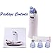 [2018 UPGRADED] The Original Comedo Suction Microdermabrasion Machine Blackhead Removal Rechargeable Skin Peeling Machine By Krasr Comedone Extractor Set - Exclusive