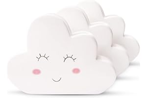 Ligano® Heizkörper Luftbefeuchter mit Wolkenmotiv – Keramik Wasserverdunster für die Heizung im Kinderzimmer – 3 Stück