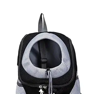 Droppedo Imported Pet Dog Cat Carrier Shoulder Travel Bag Sling Backpack Pouch Black S (64035570DI)