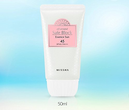MISSHA all-around Safe Block Essence SUN SPF 45 PA+++ 50ml / Sonnenschutz Pflegende Essence - 3