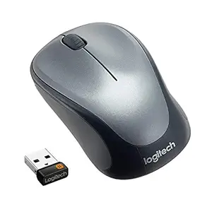 (Renewed) Logitech M235 Wireless Mouse (Grey)