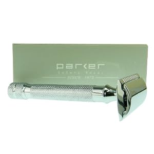 Parker 98r Heavy Duty Premium Barberpole Safety Razor - Image 3