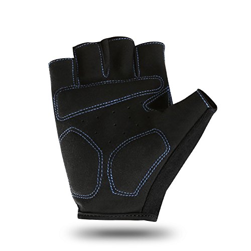 Hicool Fahrradhandschuhe Fitness- und Trainingshandschuhe Halb Finger Radsporthandschuhe Handschuhe für Herren und Damen – Ideal gloves für Radsport, Camping und mehr Sports im Freien - 3
