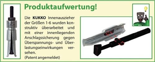 Kukko 21-6 Innenauszieher für Kugellager 36-46mm - 2