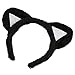 Popamazing Fashionable Cute Black Cat Ears Head Band, Bow Tie Collar & Tail Costume Accessory Fancy Dress Hen Night Party