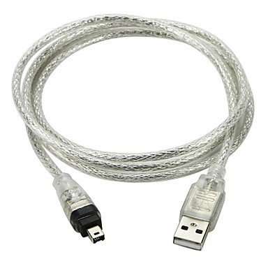 USB-Stecker auf IEEE 1394 4 Pin Stecker ilink Adapterkabel Kabel für SONY DCR-trv75e DV Firewire-Eingang - 4