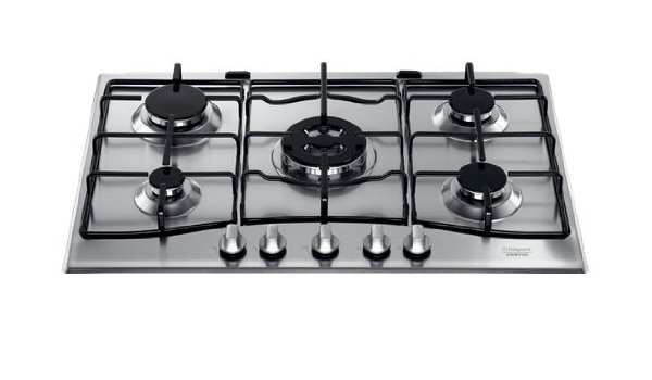 Hotpoint PC 750 T AX/HA Incasso Piano cottura a gas Acciaio inossidabile  piano cottura : Amazon.it: Grandi elettrodomestici