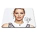 Produktbild Jennifer Lawrence - The Hunger Games 3 Personalised Gift Print Mouse Mat Autograph Computer Rest Mouse Mat Compatible with Laser and Optical Mice (No Personalised Message)