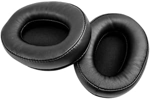 INF Wymienne nauszniki do Kingston HyperX Cloud Hurricane 2/ Alpha Alpha S, ergonomiczna konstrukcja, izolacja i komfort, skóra białkowa, czarna