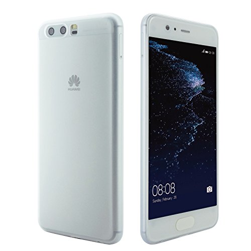 Funda Huawei P10 5 1 pulgadas 0 3mm extremamente fina y ligera de perfecta para la m s delgada funda dura protectora de parachoques con una cubierta trasera semitransparente Blanco Funda Huawei P10 5 1 pulgadas 0 3mm extremamente fina y ligera de perfecta para la m s delgada funda dura protectora de parachoques con una cubierta trasera semitransparente Blanco
