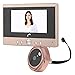 Produktbild ASHATA Digitaler Türspion, 4.3 Zoll LCD Video Türkamera Digitale Türspion-Kamera,PIR Bewegungserkennung Nachtsicht Viewer Foto Audio Überwachungskamera für Türstärken von 35-95mm (EU-Stecker)