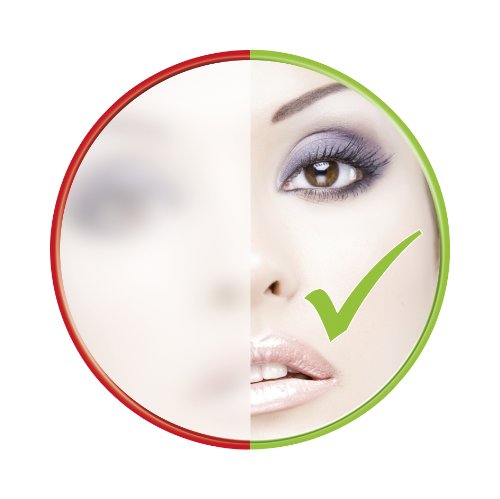 WENKO 18778100 Turbo Loc Antibeschlagspiegel – Befestigen ohne bohren, Kunststoff, 17 x 5 x 17 cm, Chrom - 2