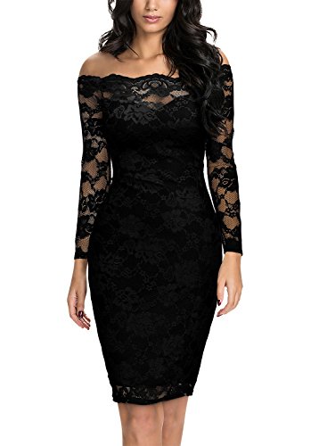 miusol women's retro floral lace slim evening cocktail mini dress Cream Floral Lace Short Sleeve Mini Dress main image 1